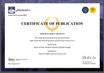 Certificate for completion of the Advancing Mentoring Excellence program