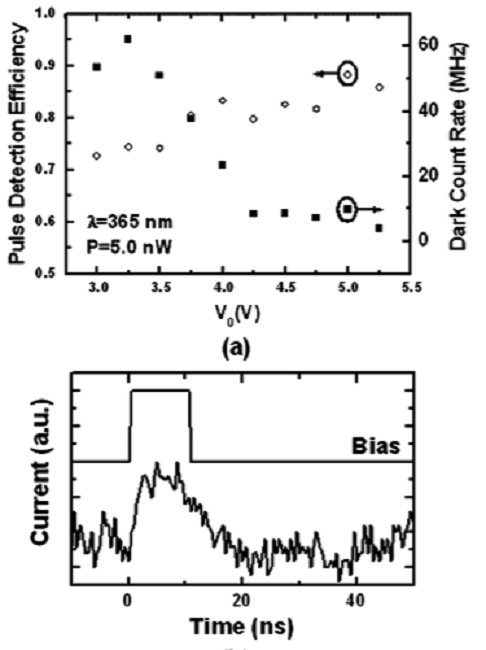 High Optical Response in Forward Biased (In,Ga)N-GaN Multiquantum-Well Diodes Under Barrier Illumination