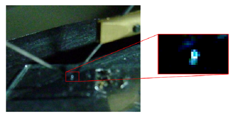 Fabrication of nanostructured heterojunction LEDs using self-forming Moth-Eye Arrays of n-ZnO Nanocones Grown on p-Si (111) by PLD